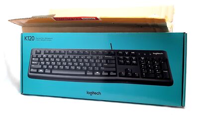 Lot of 4 Logitech K120 920-002478 USB Keyboard Windows 8 Windows 10 