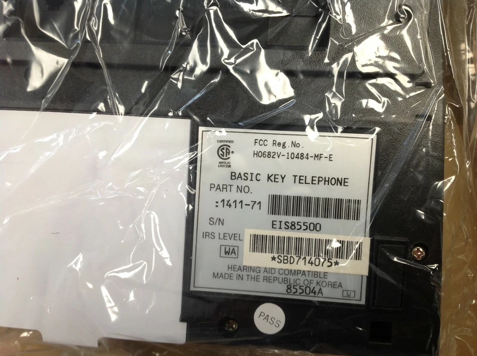 Vodavi Starplus Digital SP-1411-71 IRS WA Charcoal Telephone - Image 3 of 3