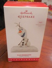 2016 Hallmark Christmas Ornament OLAF PEEKBUSTER New in Box