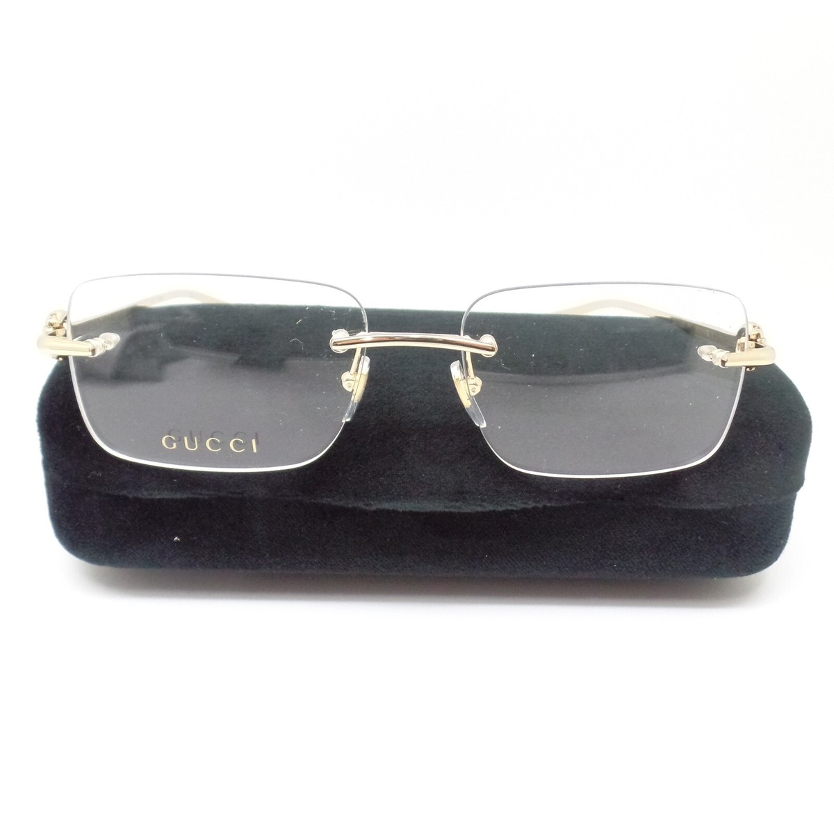 ☆希少☆ GUCCI GG柄　レザーフォトフレームインテリア Gucci GG1703O 003 Gold 55mm New RX Eyeglasses Frames Authentic | eBay