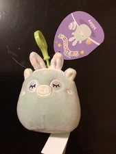 Squishmallows Miley the Llama 3.5" Clip-On Keychain Plush Toy Easter 2023