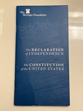 Declaration of Independence and The Constitution of The United States Pocket sz