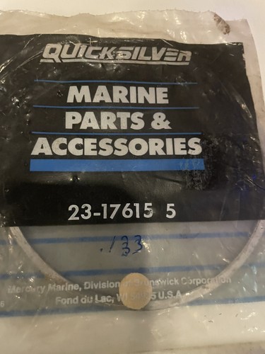 NEW OEM MERCURY MERCRUISER QUICKSILVER SPACER SHIM .133 23-17615 5 (R399) - 第 1/2 張圖片