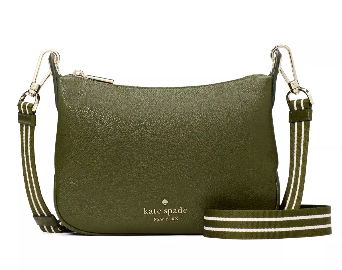 New Kate Spade Rosie Small Crossbody Pebbled Leather Enchanted Green