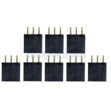 50PCS New Single Row 1x3 pins 2.54mm Female Header Straight Connector