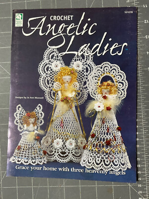 Various Christmas Crochet Project Booklets Angels Mantel Gingerbread House More