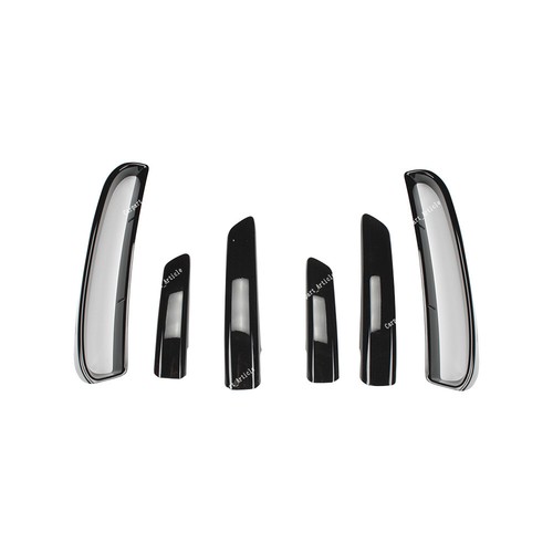 6Pcs Front Bumper Grille Air Vent Cover Fit For Land Rover Discovery 5 2017-18 - Picture 5 of 12