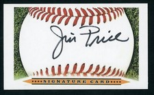Jim Price MLB member Tigers 1968 World Series champions Signed 3x5 Card E26617