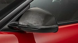 2020-2025 TOYOTA SUPRA CARBON FIBER MIRROR COVER CAPS 2 LH & RH GENUINE OEM NEW