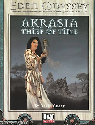 D&D 3rd ed Akrasia Thief of Time Source Book - D20 *FS