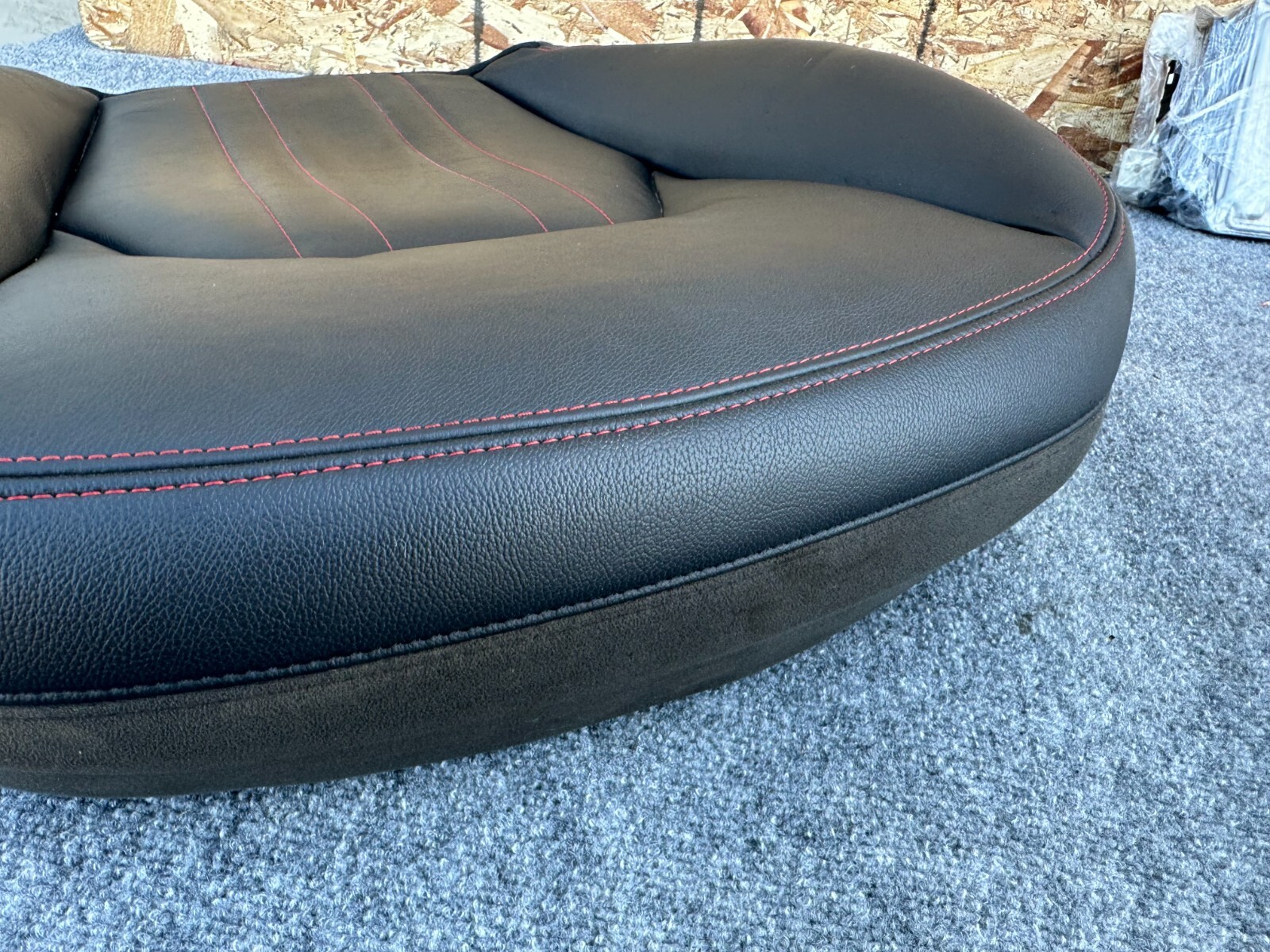 FRONT LEFT BOTTOM SEAT LEATHER CUSHION COVER 14-20 MASERATI GHIBLI Q4