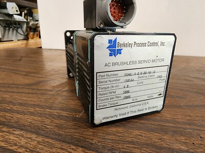 Berkeley Process Control ASM81-A-0/B-00-NB/10 AC Brushless Servo Motor #2