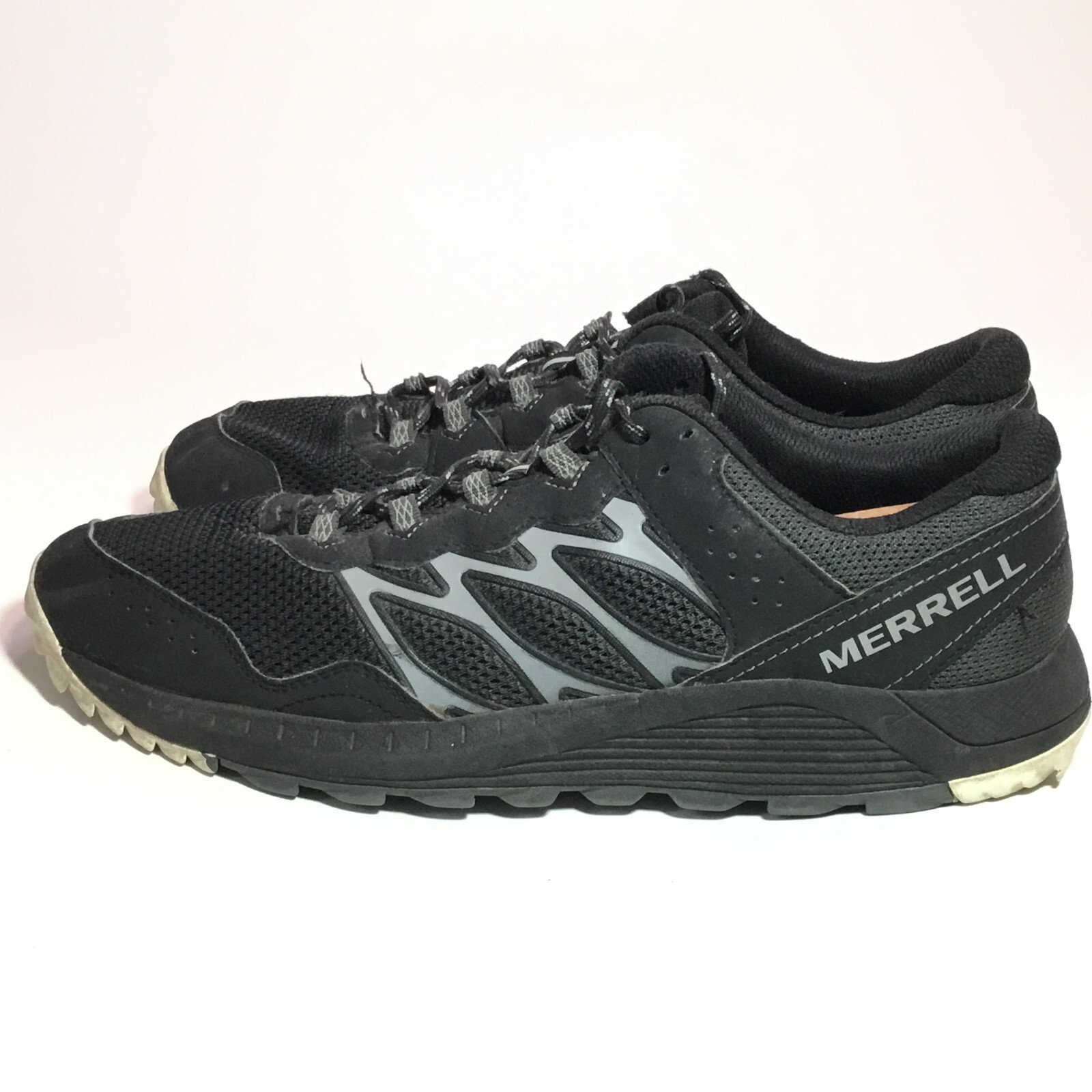 Scarpe da trail Merrell Wildwood Aerosport grigio uomo 10 5 M GUC