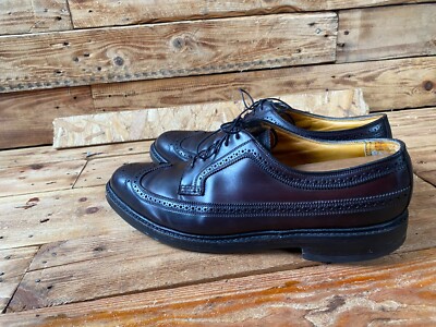 FLORSHEIM IMPERIAL 'Kenmoor' Brown Shell Cordovan Wingtip Dress