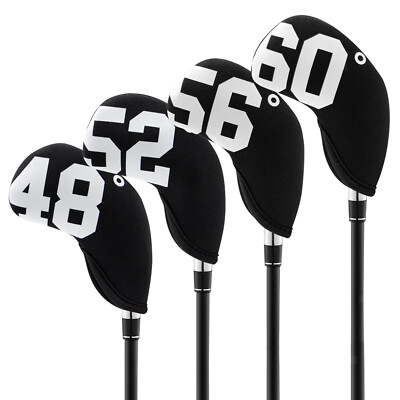 4x Golf Iron Headcover Wedges Protector Anti Scratch Wrap Guards Zubehör