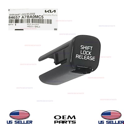 Genuine OEM Shift Lock Release Cover 2017-2018 Kia Forte 84657-A7BA0MC5