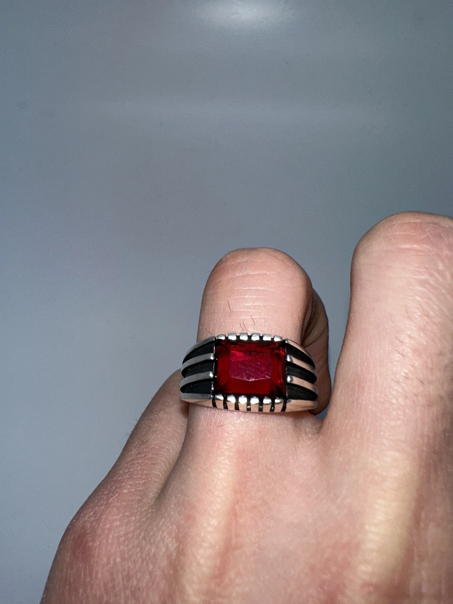 9 stone shop silver ring