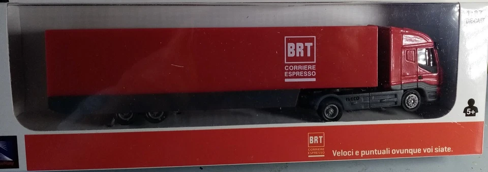 NEW RAY1/87 - CAMION IVECO STRALIS  BARTOLINI CORRIERE BRT ART.47043F - Immagine 2 di 2