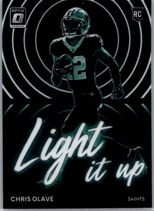 2022 Donruss Optic #LU-13 Chris Olave Light it Up