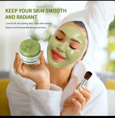 Turmeric Vitamin C & Green Tea Clay Mask for Flawless Skin 4.05oz/120G