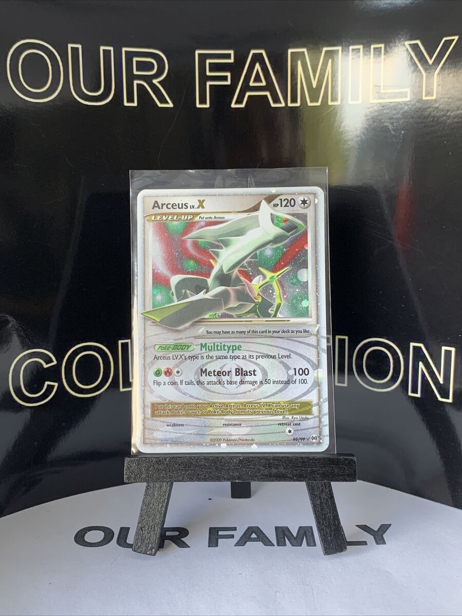2009 Pokémon TCG - Platinum - Arceus LV.X - 95/99 Holo Rare 2009 Pokémon TCG - Platinum - Arceus LV.X - 95/99 Holo Rare