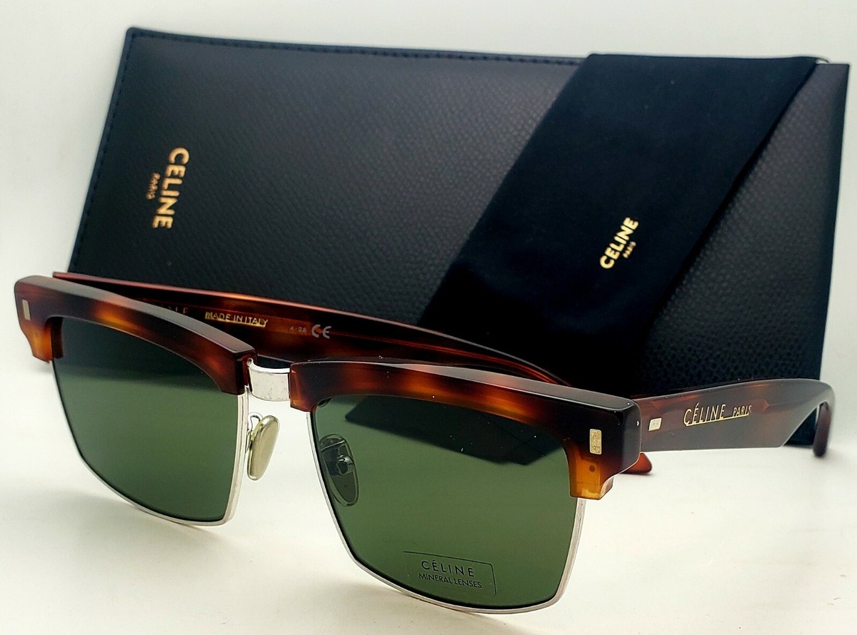CELINE CL40054U Mineral Havana Tortoise Shape Cat Eye Half Rim Sunglasses 4S342CPLB.19SP_1_SUM26_W_V1-  main image 3