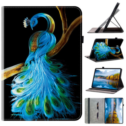 For Samsung Galaxy A9 A8 A7 Lite S9 S8 S7 Plus Case Pattern Leather Flip Cover - Picture 17 of 71