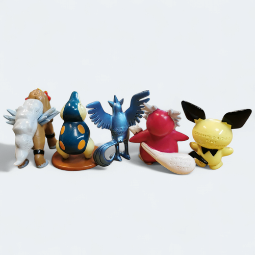 Lot of 5 Pokemon PICHU DELIBIRD CYNDAQUIL ENTEI Mini Figure CGTSJ Toy BOOTLEG - Picture 2 of 4