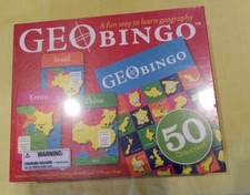 Geotoys - GeoBingo World-----NEW sealed . Free Shipping