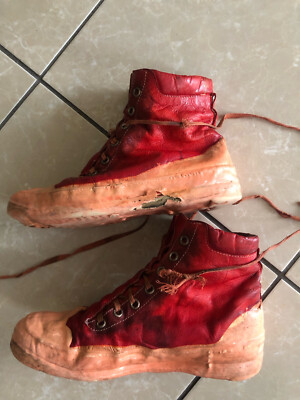 Carol Christian Poell CCP Size 5 Rubber-Dipped Kangaroo Sneakers