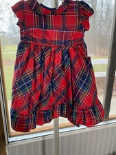 Plaid Dress with Diaper Cover 18 Months NEW