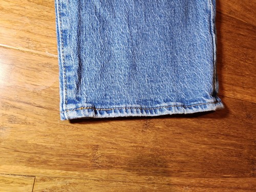 Levi's Jeans Mens 36x30 Blue 501 '93 Light Wash Straight Leg Button Fly - Picture 6 of 15