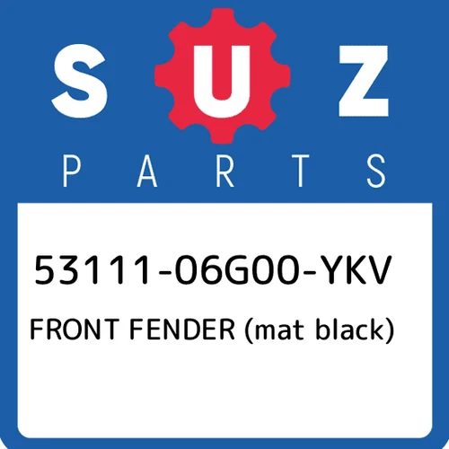 FENDER, FRONT (FLAT BLACK) | FOR YKV