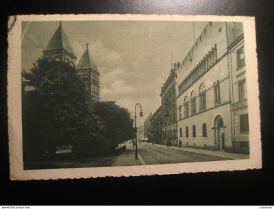 LUND Stora Kyrkogatan MALMO 1952 Cancel To Barcelona Spain SWEDEN Slight Folded