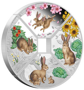 2023 China Lunar New Year Rabbit Coin - 10 Yuan Uncirculated Collectible