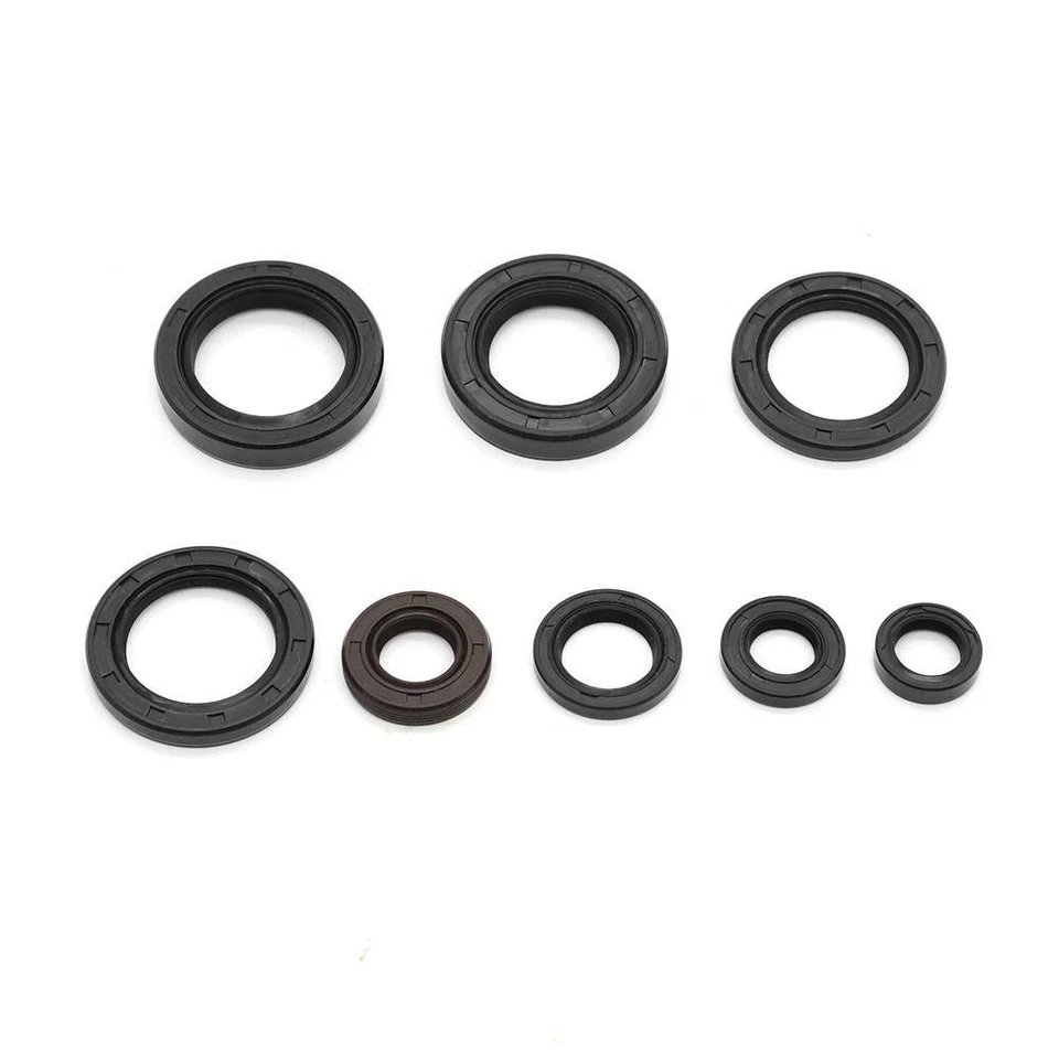 8X Engine Oil Seal Kit For Yamaha DT125 DT175 MX125 MX175 IT175 YZ125 1974-1983 Foto 3 de 4