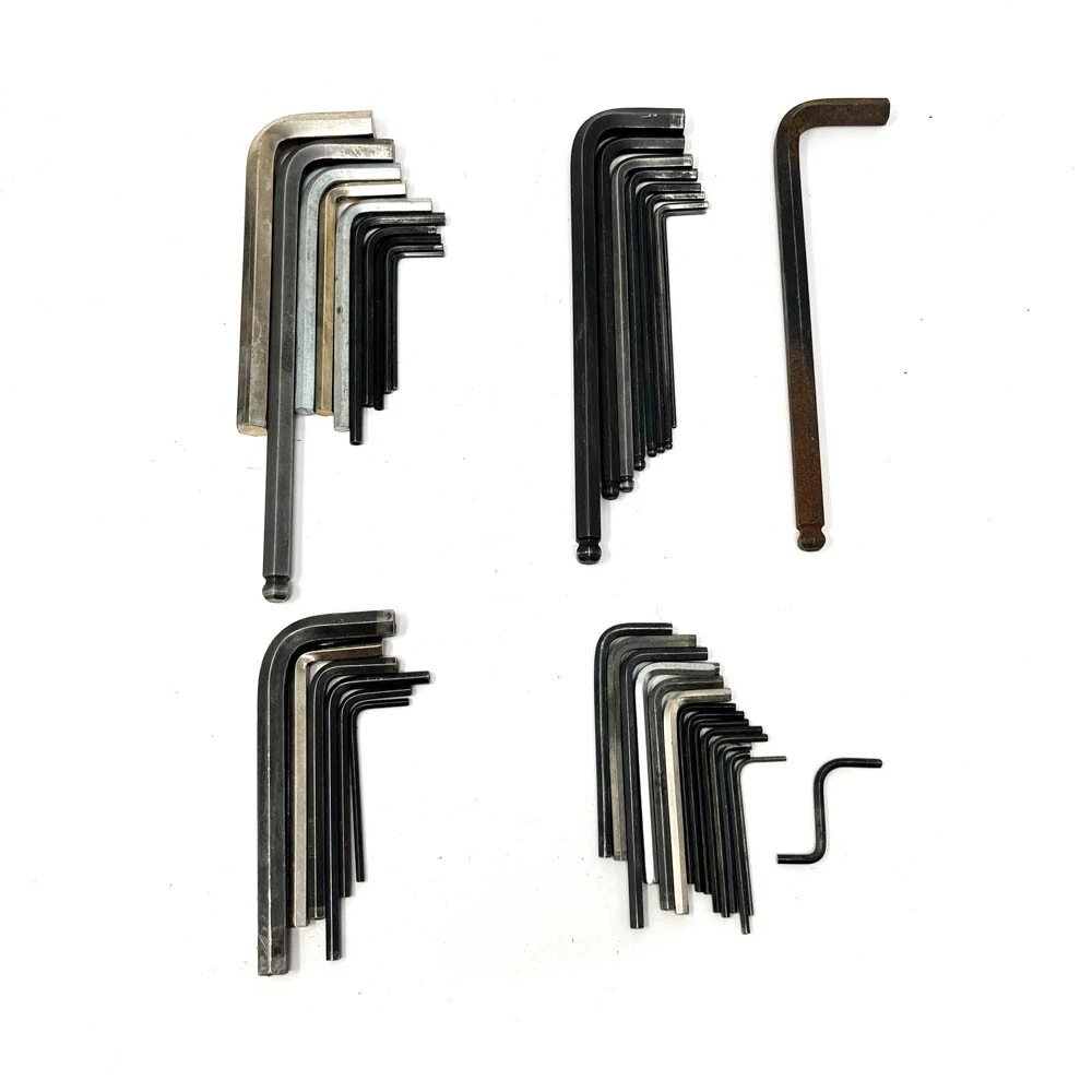 40 pcs Bondhus Unbrako Ball Point end Long Arm Hex Keys Wrench Set SAE Metric