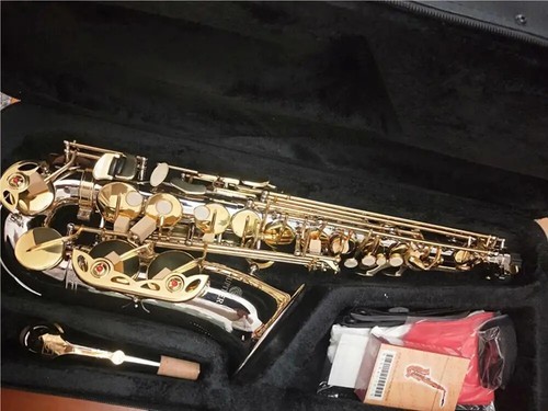 JUPITER-Saxofón Alto con Boquilla JAS-1100SG Llave Dorada Saxo Alto Eb Nuevo - Imagen 10 de 10