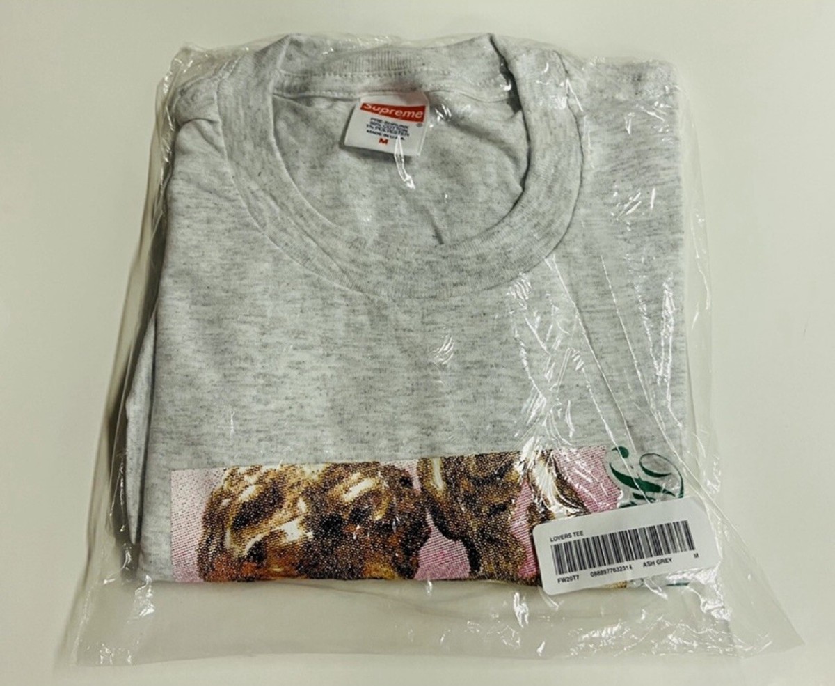 Supreme Lovers Tee NEW Ash Grey FW20 Men's Size Medium | eBay