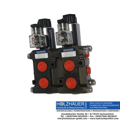 Elektro 8/3 Wege Umschaltventil 12V für Frontlader 2. Steuerkreis Hydraulik