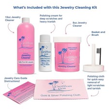 Jewelry Cleaning Set - Polishing Cream & Clot...
