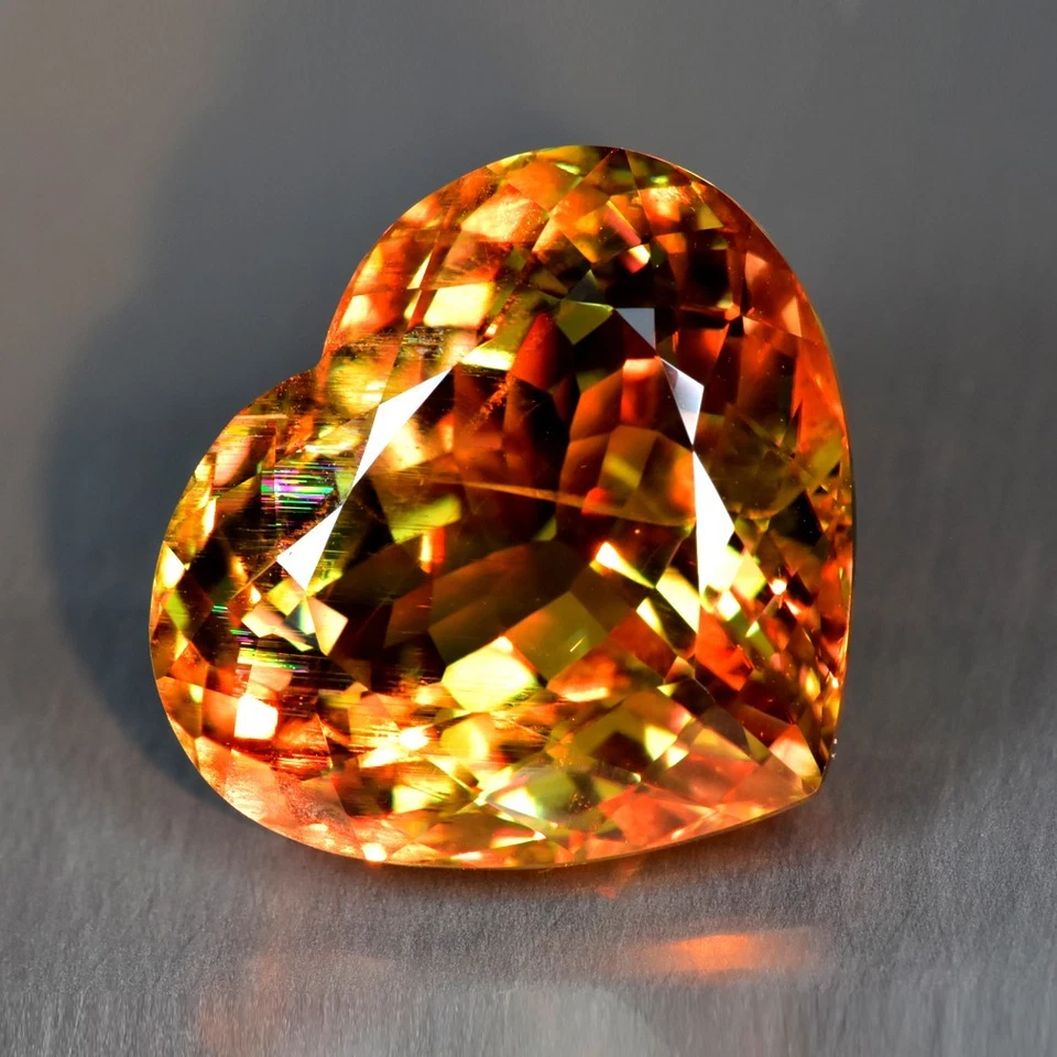 39,84 quilates certificado AIG _ Impresionante diáspora de cambio de color sin calefacción / tanita zul Foto 4 de 4