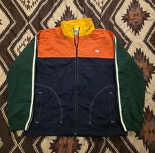 Adidas Originals Summer Basketball Full Zip Colorblock Jacket Men's Size Large