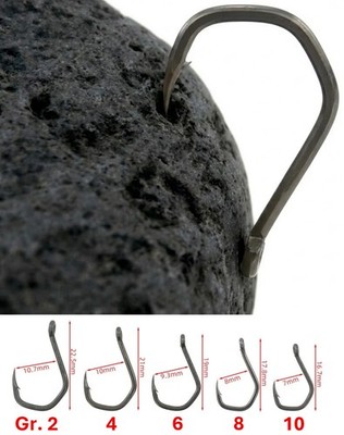 Qualitäts Karpfenhaken Öhrhaken Boiliehaken Teflon beschichtet Wide Claw Shank