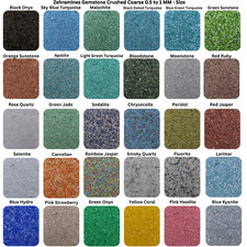 Crushed Gemstone Coarse 75 Stone 0.5-1 MM Crushed For Ring Woodworking Inlays