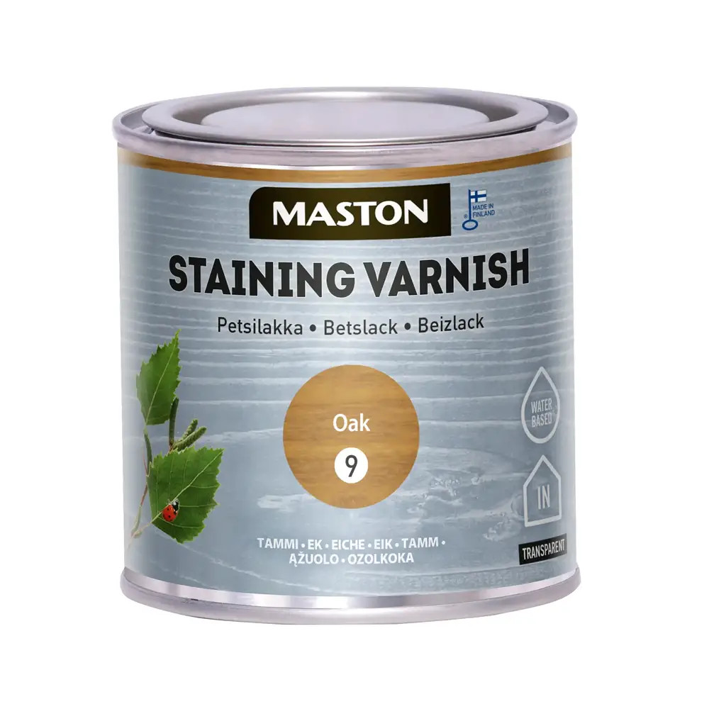 Maston Staining Varnish 250ml 9 Oak
