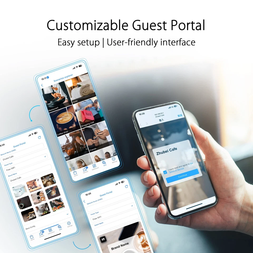ASUS ExpertWiFi EBR63 AX3000 WiFi 6 Business Router - Custom Guest Portal  S... - Image 3 of 4