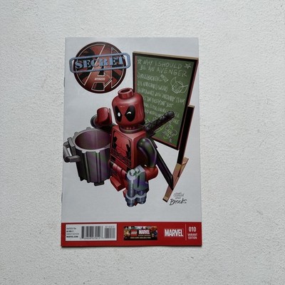 Secret Avengers #10 2013 Deadpool 1:25 Lego Variant