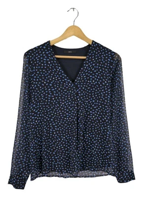 ZERO Blouse à manches longues Dames Blouse T EU 34 noir-bleu style décontracté - Photo 1/4