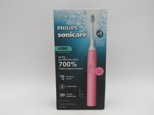 Philips Sonicare 4100 Sonic Electric Toothbrush Pink/White HX3681/26 NEW SEALED